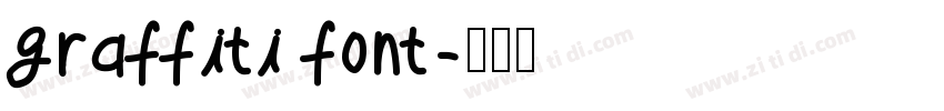 graffiti font字体转换